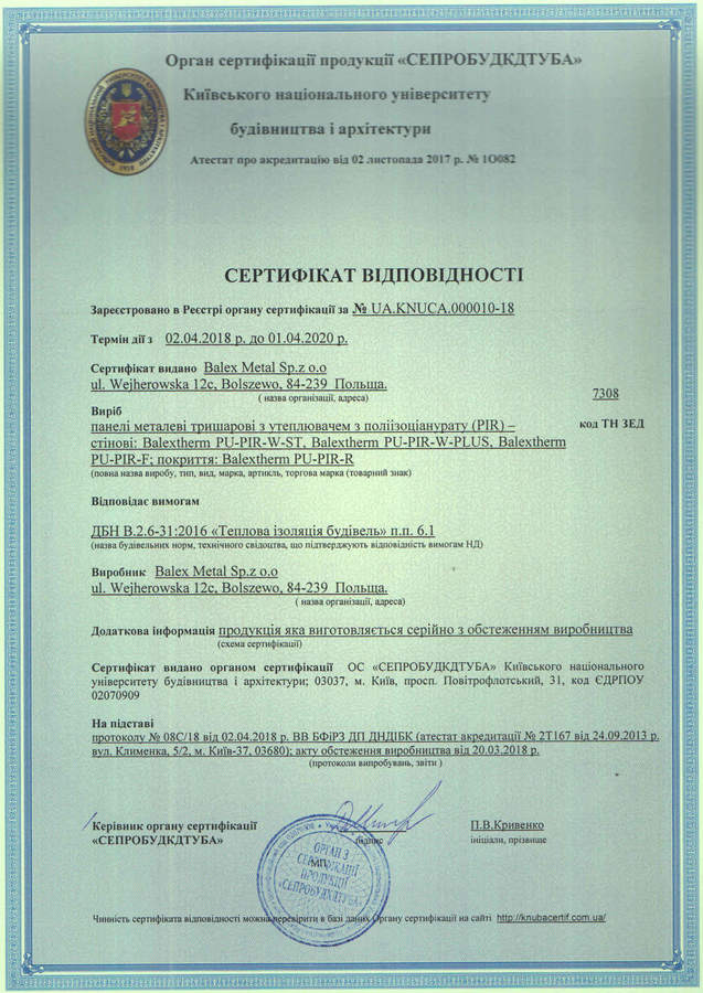 сэндвич панель PIR